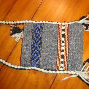 Aztec Woven Crossbody Bag India Zip Closure